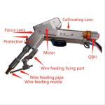 3000W Fiber Handheld Single Motor Laser Welding Head for Precision Instruments