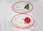 Hand Painted Ceramic Serving Platter Christmas Chip And Dip Set With Spot