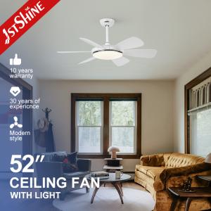 Wholesale 1stshine Modern DC Remote 6 Blades LED Ceiling Fan with Light and Consumption from china suppliers