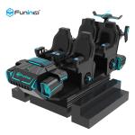 Vr Games 6 Seats 9D Virtual Reality Simulator 220V Multiplayer Black Appearance