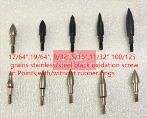 Wholesale Screwn in 70/80/90/100/125/50 Grains Screw In Points With Rubber Rings from china suppliers