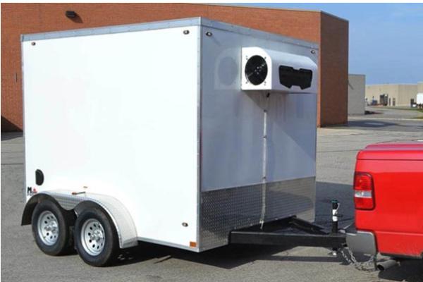 Refrigerated Portable Cold Storage Trailers With 220V Voltage And Air Tight