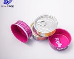 Cigarette Tins Vintage Empty Can, D65x27mm Folower Pink Color Printing Tin Can