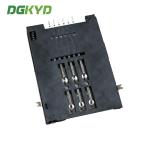 SIM Card Holder PUSH 6P SMT H1.8 Full Mount Telephone Card Holder DGKYDSIM18H6A6