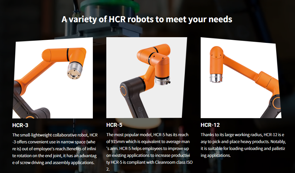 Automatic Collaborative Robot Arm Lightweight For Palletizer Assembly