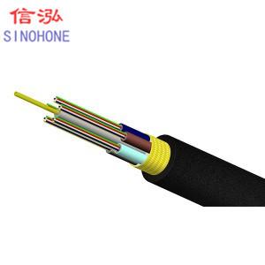 6 Core Bulk Single Mode Fiber Optic Cable Black Anti Electromagnetism