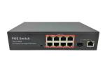 POE-S1108GB(8GE+1GE+1GE SFP)_8 Port Gigabit IEEE802.3af/at PoE Switch with 150W