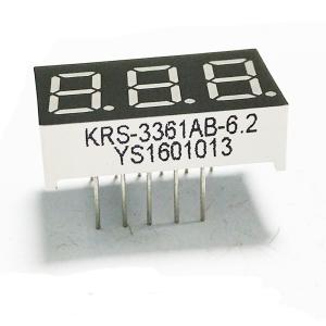 China Customized 0.36 Inch 3 Digit LED Number Display Common Anode OEM ODM on sale