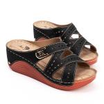 BS080 Slipper Amazon 2021 Outer Wear Slippers Female Thick Bottom Breathable
