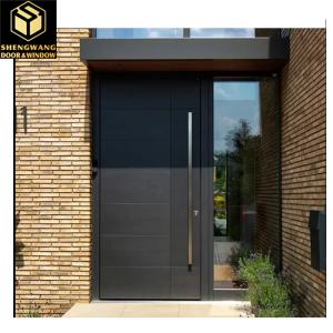 Wholesale Aluminum Entrance Door For Biggest House Customized Color And Durable Stainless Steel Material For And Fire Resistanc from china suppliers
