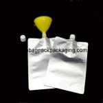Aluminum stand up spout pouch with spout for juice, food or other liquid