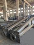 11m Height Hot Dip Galvanized Steel Pole Frame For Transformer Substation