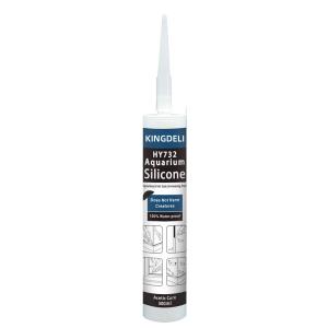 Acetic Waterproof Sanitary Sealant Clear For Large Glass Plate