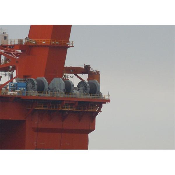 High Security 15 Ton Hydraulic Winch With Spooling Device High Stability