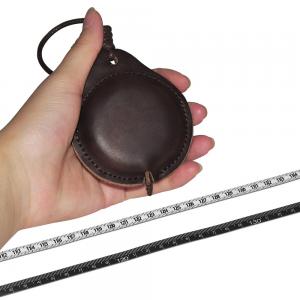 China PU Leather Appearance Clothing Measuring Tape Handy Size For Handicraft on sale