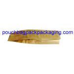 Custom foil tea bag, side gusset tea pouch bag, back heat seal bag