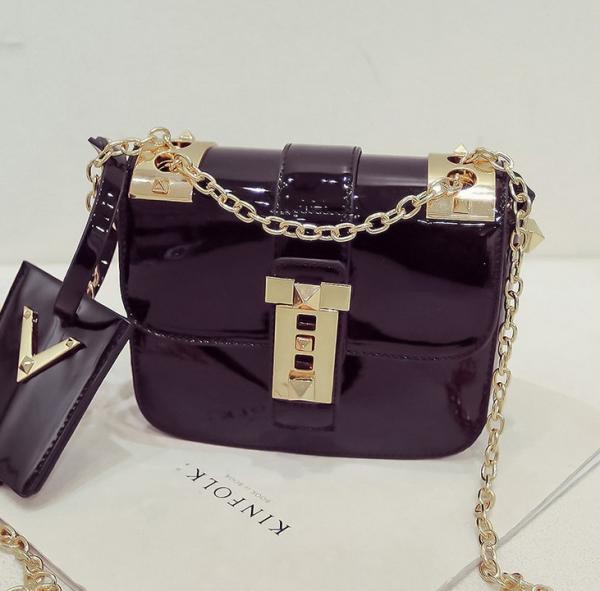 2016 spring new jelly small square package European and American fashion women
