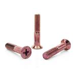 DIN Standard PVD Coated Stainless Countersunk Phillips Screw Half Thread for