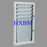 ISO9001 2.0mm Aluminium Frame Glass Window Weatherproof 9A PVDF