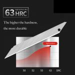 Snap Cut Knife 9mm Cutter Blades 30 Degrees Angle SK2 Steel Car Wrap PPF Blades