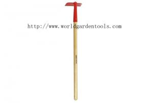China useful cute kid's long handle tools for plant  hoes and pickaxes wooden handle and steel on sale
