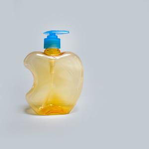 Wholesale China Manufacture 500mL Apple Shape Orange Hand Washing Plastic Shampoo Bottle from china suppliers