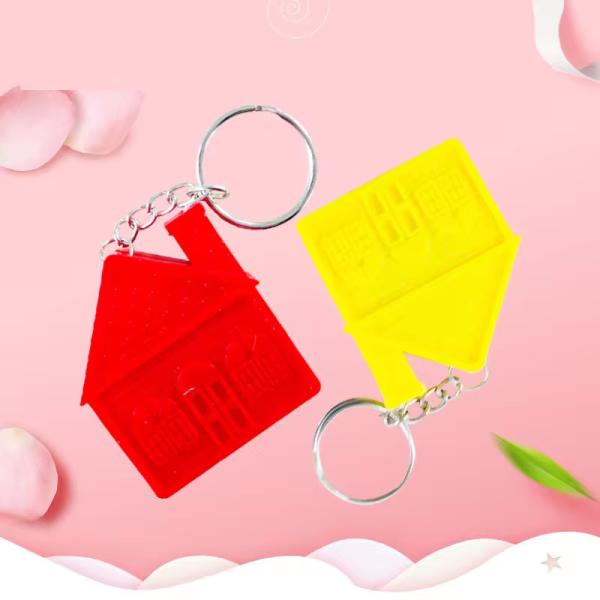 Wintape 1 Meter 3ft Mini House Measuring Key Chain Tape Imperial Promotion Mini