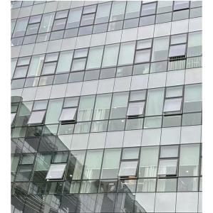 Wholesale Thermal Insulation Reflective Glass Curtain Wall Facade 0% - 90% Openness from china suppliers