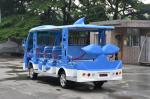 Dolphin Style Design 14 Seater Electric Mini Tourist Bus for Sightseeing