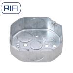 Galvanized Metal Box Octagonal Conduit Box Cover Blank Cover with Knockouts