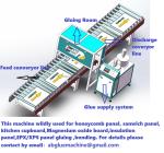 Clean Room Stainless Steel Doors Gluing Machine Production Line 550KG for LED