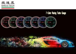Wholesale Single Pointer Turbo Boost Gauge 7 Color High Accuracy 60 Mm Size ISO 9001 Approved from china suppliers