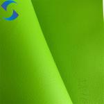 100% Polyester PVC Synthetic Leather Fabric With 0.8mm Green For Sofa Seat Cover
