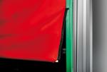 High Security High Speed PVC Roll Up Rapid Shutter Door 304 Stainless Steel
