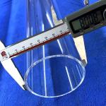 Custom High Temperature Resistant Heating Quartz Glass Tube Large Diameter