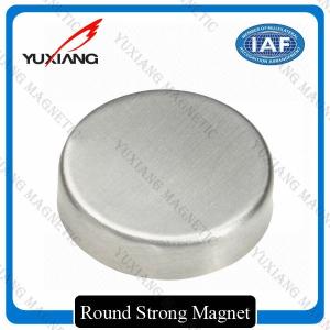 Wholesale Nickel Round N52 Neodymium Disc Magnets , Powerful Neodymium Magnets High Coercively from china suppliers