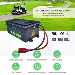 72V 230Ah Lifepo4 Battery Pack for Golf Cart Discharge Rate 1C-3C Flexiable and