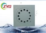 6 X 6 X 2 Inch Plastic Kitchen Floor Drain Grates , Hinge Cover Bathroom Floor