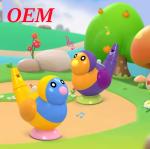 Plastic Whistling Bird Toys Release Stress Relax Toy Kids Education Toy