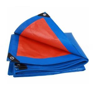Wholesale 500D-1500D Yarn Count HDPE Heavy Duty Trailer Tarpaulin Waterproof Blue Tarpaulin from china suppliers
