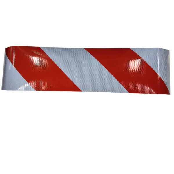 Slant White Red / Yellow Black High Intensity Grade Reflective Sheeting Tape
