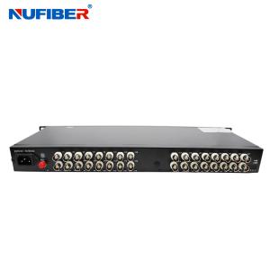Wholesale NUFIBER 32BNC Fiber Optic Video Converter RS485 RS422 Single mode Simplex HD Fiber Video Converter from china suppliers