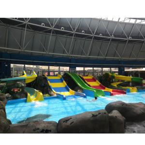Wholesale Interactive Fiberglass Kids Water Slide For Family Fun Colorful Design Easy Assembly from china suppliers