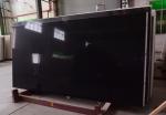 Pure Black 10MM +/-0.5MM Engineered Quartz Stone For Kitchen Tops