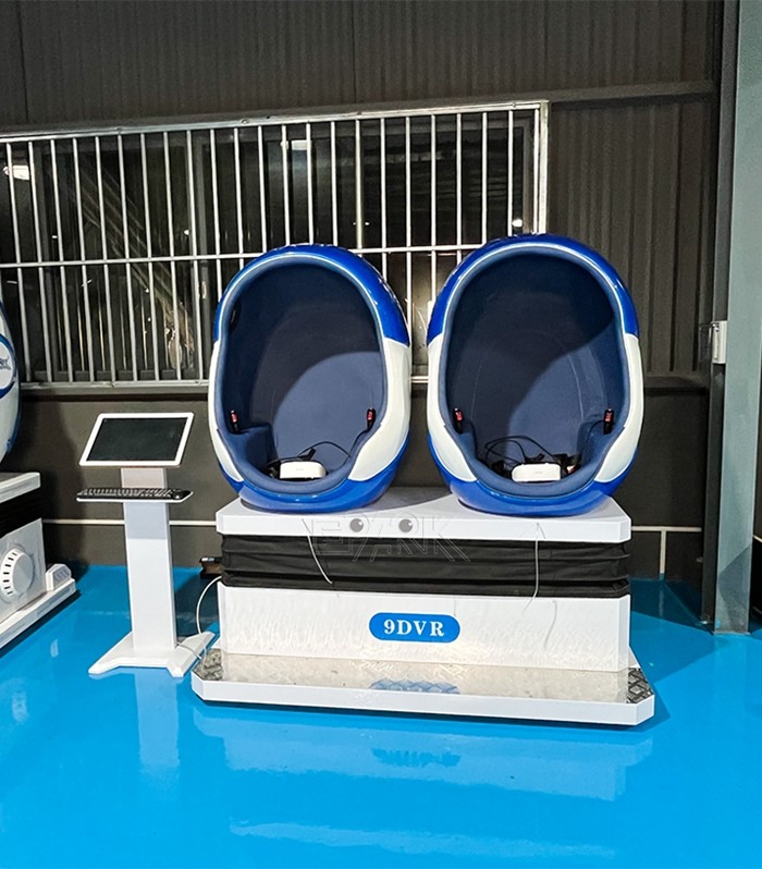 Roller Coaster Virtual Reality Cinema 2 Egg Chair Seat Vr Simulator