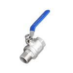 Normal Temperature 304/316 Stainless Steel 2PC Ball Valve with Manual Driving