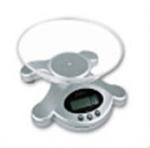 Transparent Accurate Electronic Kitchen Weighing Scales with Low Battery