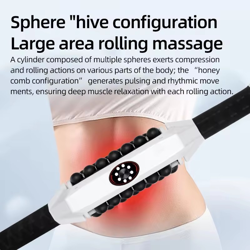Newst 2 In 1 Infrared Roller Wireless Lymphatic Massage Roller Machine Body Shaper Machine For Cellulite