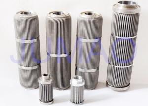Wholesale Customized Ss Sintered Pleated Filter Cartridge , Oil Filter Cylinders ISO Approved from china suppliers