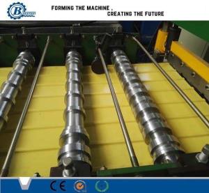 Wholesale 0.3-0.7mm Color Coated Metal Roof Panle Roll Forming Machine With Automatic PLC Control from china suppliers